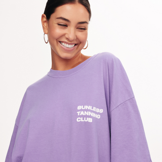 Oversized Sunless Tanning Club T-Shirt T-Shirt | Luna Bronze