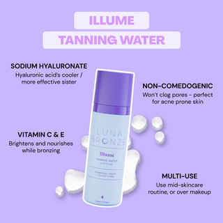 Illume Tanning Water  | Luna Bronze