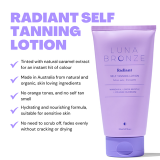 Radiant Self Tanning Lotion Tanning Luna Bronze